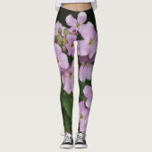 Mauve Floral Plhox Leggings (Voorkant)
