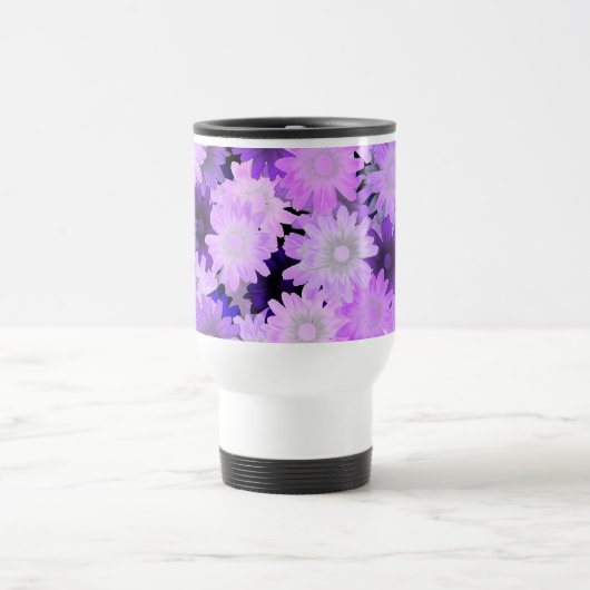 Mauve floral reisbeker (Center)