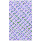 Mauve Floral Tablecloth Tafelkleed (Voorkant)