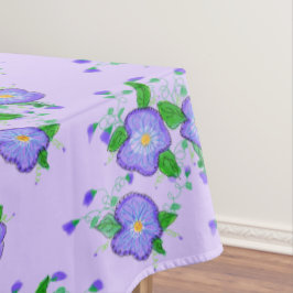Mauve Floral Tablecloth Tafelkleed