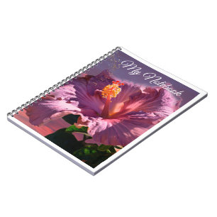 Mauve Flower - Spiral Notitieboek