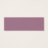 Mauve Garden Floral Wedding Website RSVP Mini Visitekaartjes (Achterkant)