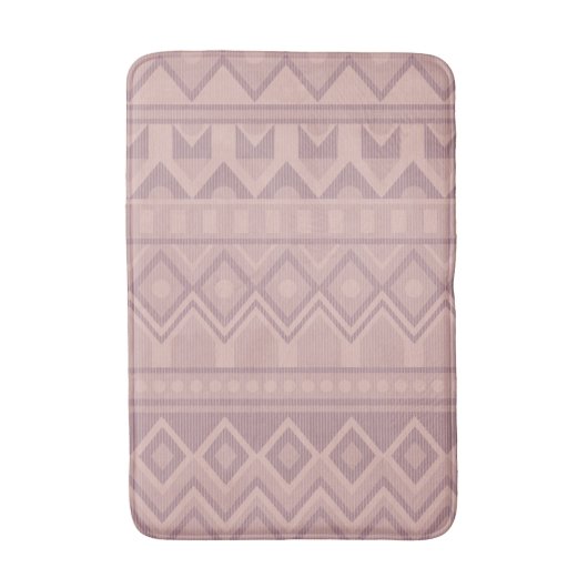 Mauve geo badmat (Voorkant Verticaal)