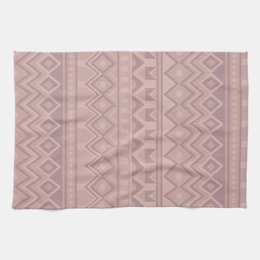 Mauve Geo Kitchen Towel Theedoek (Horizontaal)
