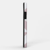 Mauve Geometric Deco Cube Patroon Case-Mate iPhone Case (Achterkant/rechts)