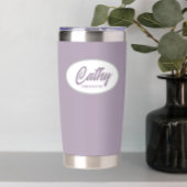 Mauve gestileerde bruiloft bruidsmeisje geïsoleerde drinkbeker