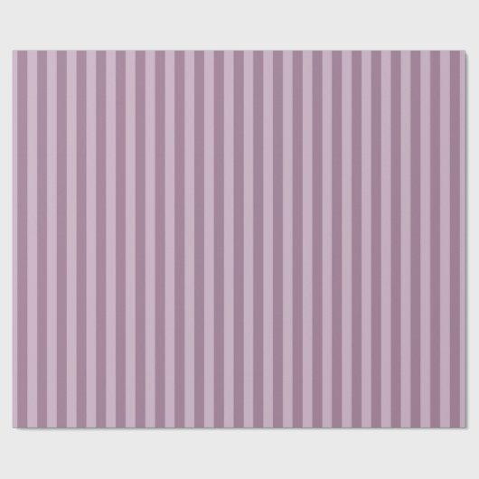 Mauve gestreept patroon cadeaupapier (Vlak)
