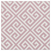 Mauve Grieks sleutelpatroon Stof (Close Up)