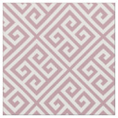 Mauve Griekse Sleutel Patroon Stof (Close Up)