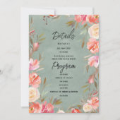 Mauve groen roze ivoor winter Details Programma (Voorkant)