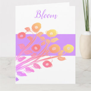 Mauve Happy Birthday Vriendin Paper Kaart