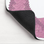 Mauve hartdraak op wit muismat (Hoek)