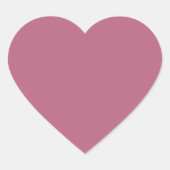 Mauve Heart Sticker (Voorkant)