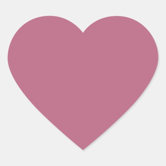 Mauve Heart Sticker (Voorkant)