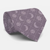 Mauve Hemelzon en Maan Stropdas (Opgerold)