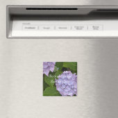 Mauve Hydrangea Save the Date Magneet (Insitu (Vaatwasser))