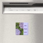 Mauve Hydrangeas Magneet (Insitu (Vaatwasser))