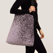 Mauve Lady Glitter #4 (Faux Glitter) Crossbody Tas (Dichtbij)