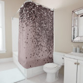 Mauve Lady Glitter #4 (Faux Glitter) Douchegordijn (In situ)