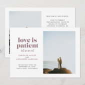 Mauve Liefde is Geduldig Maar Wij Niet Weglopen Aankondiging (Voorkant / Achterkant)