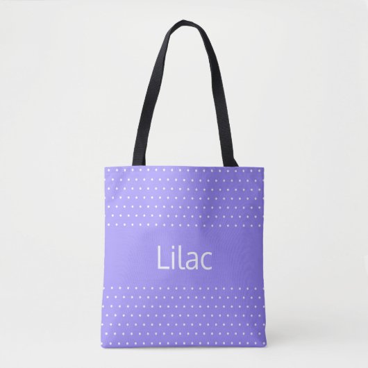 Mauve Lila Stijlvol en Fun Tote Bag (Voorkant)