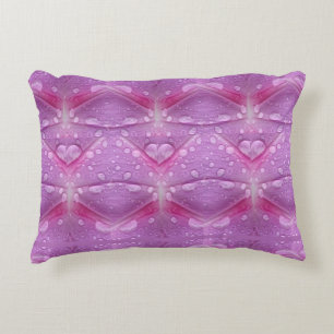 Mauve met roze accent kussen