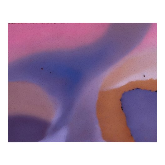“Mauve Mirage Flow” – Abstract Roze Blauw Perzik Foto Afdruk (Voorkant)