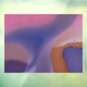 “Mauve Mirage Flow” – Abstract Roze Blauw Perzik Raamsticker (Vel 3)