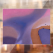 “Mauve Mirage Flow” – Abstract Roze Blauw Perzik Raamsticker (Vel 2)
