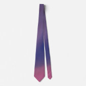 “Mauve Mirage Flow” – Abstract Roze Blauw Perzik Stropdas (Voorkant)