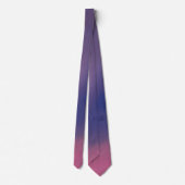 “Mauve Mirage Flow” – Abstract Roze Blauw Perzik Stropdas (Achterkant)