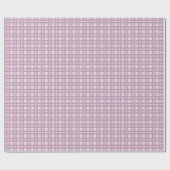 Mauve Mist rasterpatroon Cadeaupapier (Vlak)