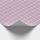 Mauve Mist rasterpatroon Cadeaupapier (Hoek)