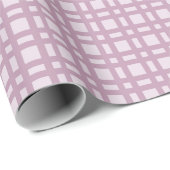Mauve Mist rasterpatroon Cadeaupapier (Rol Hoek)