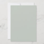 Mauve Mist Roos Bruiloft Kaart (Achterkant)