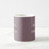 Mauve mok met grappige tekst over gesprekken opnie (Center)