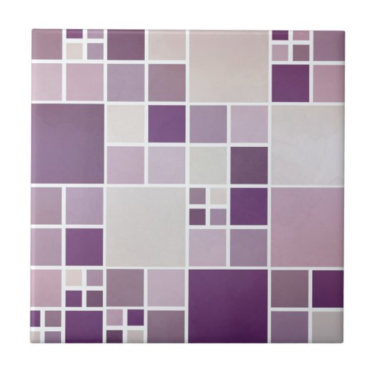 Mauve Mosaic Pattern Kitchen Bathroom Tegel Tegeltje (Voorkant)