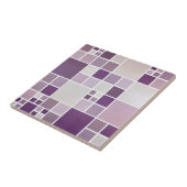 Mauve Mosaic Pattern Kitchen Bathroom Tegel Tegeltje (Zijkant)