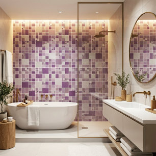 Mauve Mosaic Pattern Kitchen Bathroom Tegel Tegeltje