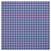  Mauve, Navy Blue Check Gingham stof (Swatch)