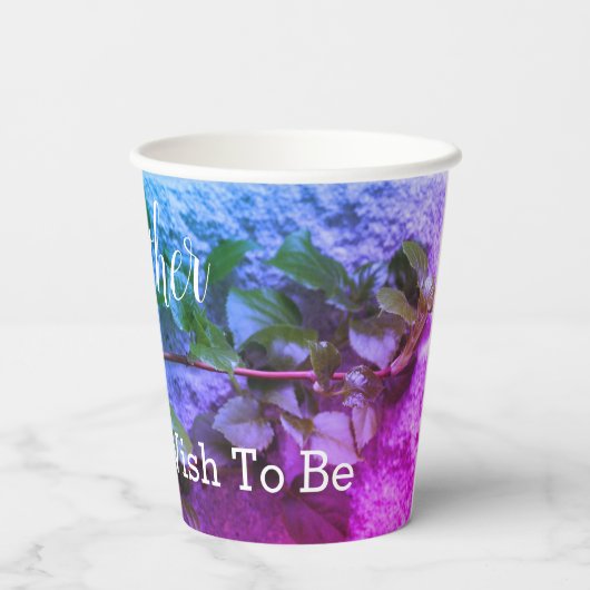  Mauve Paars en blauw Papieren Bekers (Achterkant)