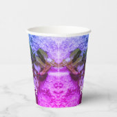 Mauve Paars en blauw Papieren Bekers (Rechts)