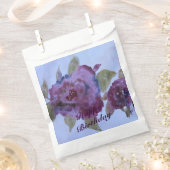 Mauve Paars en Blue Bedankzakje (Geknipt)