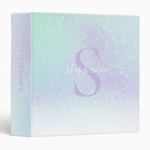 Mauve Paarse Aqua Pastel Iridescent Sparkle Girly
