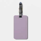Mauve Paarse Bagagelabels Wedding Table Plan/Favor (Achterkant verticaal)