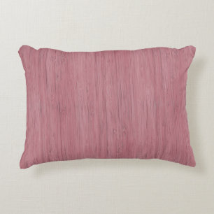 Mauve Paarse Bamboe Wood Grain Kijk Decoratief Kussen
