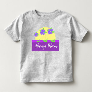 Mauve Paarse en geel Kinder Shirts