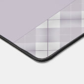 Mauve Paarse met geruite zijbalk ontwerp Bureaumat (Hoek)