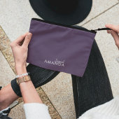 Mauve Paarse Minimale Neutrale Maid van Eer Etui