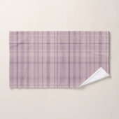 Mauve Paarse roze speldenpatroon Bad Handdoek (Handdoek)